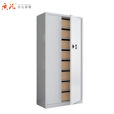 质凡 凭证柜通门柜无抽国保密码锁 /ZF-BMG032/1850*420*900mm(厚度0.8mm)