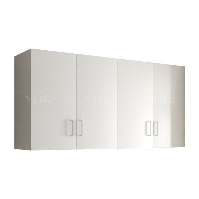 翌嘉YJ4122521 吊柜墙柜壁柜阳台柜客厅厨房卧室储物收纳柜 白色四门 1200*300*600