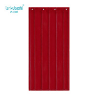 天空桥 棉门帘 MML-21酒红色无窗口二层棉 平方米