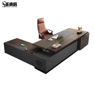 圣承启 办公室桌椅组合 3.2米含椅张