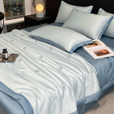 伊伊爱 满绣系列水洗冰丝夏被