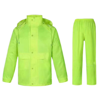 优诗提念YSTN-YY03分体款雨衣均码(计价单位:件)荧光绿色