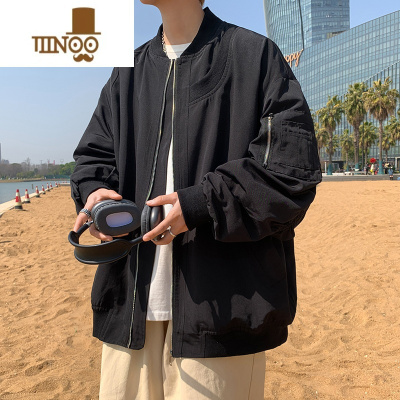 YANXU痞帅外套男款潮牌感棒球服港风学生嘻哈夹克潮流休闲百搭