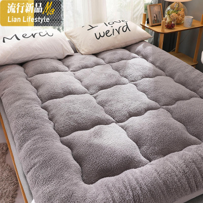 羊羔绒床垫软垫被加厚保暖冬季榻榻米床褥子租房专用学生宿舍单人 三维工匠