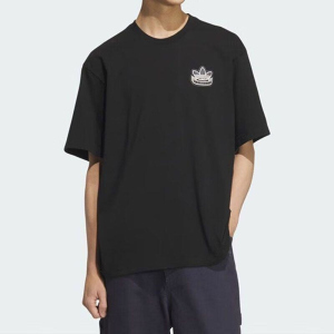 阿迪达斯 三叶草短袖男女装 新款透气休闲圆领T恤 KC3107 D