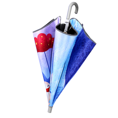 手动]钢骨玻纤伞架 加厚黑胶伞布 塑胶手柄YF-T2021001 晴雨两用伞