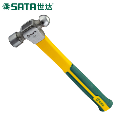 世达(SATA)玻璃纤维柄 圆头锤钢钉锤 救生锤榔头 1.5磅(92303)1把(货期3-5天)