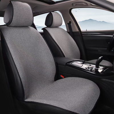 [补贴10%]新款汽车坐垫四季通用亚麻空气层透气防滑冬季棉麻半包座椅套座垫丰田本田大众