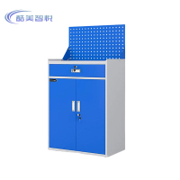 酷美智悦 重型工具柜单抽双开门带背网720*400*(840+390)mm KM-JZ398 个