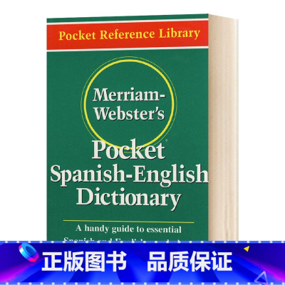 [正版]韦氏袖珍西班牙语英语双语词典 英文原版 Merriam-Webster's Pocket Spanish-En