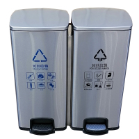 中电鼎润 ZDHT-Z02 脚踏两分类垃圾桶30L+30L (计价单位:个)