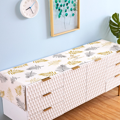 北欧电视柜套罩桌布布艺防水防烫加厚清新长方形客厅长条套装垫子
