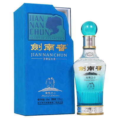 剑南春 南极之心 52度浓香型白酒 500ml单瓶装