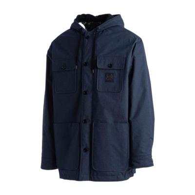 高田贤三(Kenzo)男士双面休闲夹克可调节连帽防风耐磨潮牌套头外