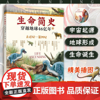 生命简史 穿越地球46亿年 古近纪 第四纪 6-12-15岁儿童中小学生青少年科普读物 宇宙起源地球形成生命诞生史前世界