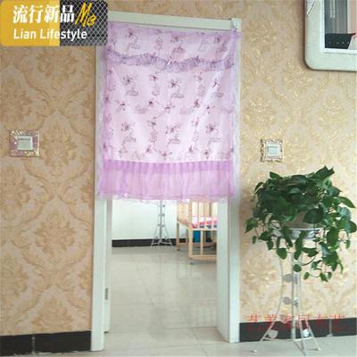 布艺蕾丝短帘卧室厨房半帘四季隔断玄关卫生间半截软纱帘 三维工匠窗帘