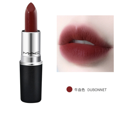 魅可(MAC)魅可108润泽mac牛血色口红唇膏哑光不拔干不易沾杯显气场108 DUBONNET牛血色 3g