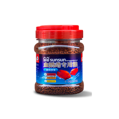 血鹦鹉增红饲料小颗粒金鱼发财鱼热带鱼观赏鱼红鹦鹉增色鱼粮