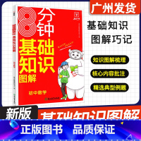 [数学★8分钟基础知识图解] 初中通用 [正版]2024新版 8分钟基础知识图解 初中语文数学英语物理化学七年级八年级九