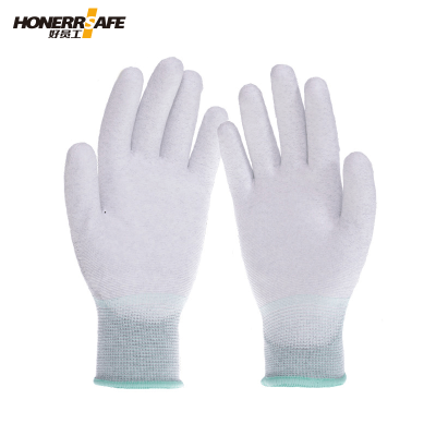 好员工 T401碳纤维+聚氨酯13针碳纤维pu涂掌手套10双*2