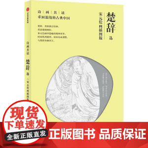 楚辞选 宋元绘画插图版 张天漫 编 中国古诗词文学 正版图书籍 中信出版社