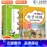 共5本》看拼音+练字帖+生字+阅读+口算 三年级上 [正版]2024版句子训练一年级二年级三年级上册下册语文专项训练人教