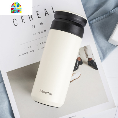 保温杯水杯男士商务办公室茶水分离便携杯子女 FENGHOU ()闪光紫450ML