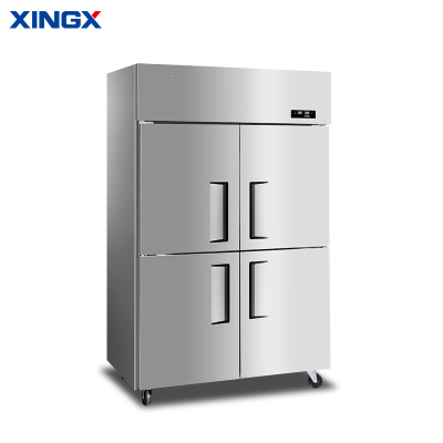 星星(XINGX)KCD-1271GT4四门冰箱铜管商用厨房冰柜大容量饭店酒店后厨双温冷藏冷冻保鲜柜全冷冻铜管冰箱