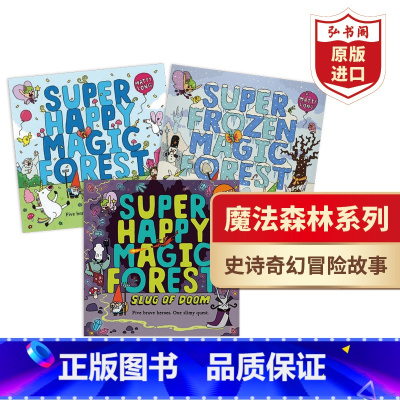 魔法森林系列3册套装 [正版]魔法森林系列3册 超快乐魔法森林+超冰冻魔法森林+地狱蛞蝓 英文原版 Magic Fore
