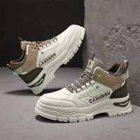 冬季新款马丁靴男英伦风时尚百搭舒适高帮厚底工装靴休闲潮鞋