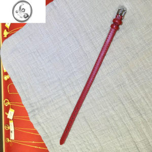 JiMi皮带手链手环 金饰品配带 时尚大方男女手腕带 本命年红手表带