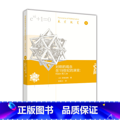 [正版]对称的观念在19世纪的演变: Klein 和 Lie-数学概览11-数学科学素养 I.M. 亚格洛姆 赵振江