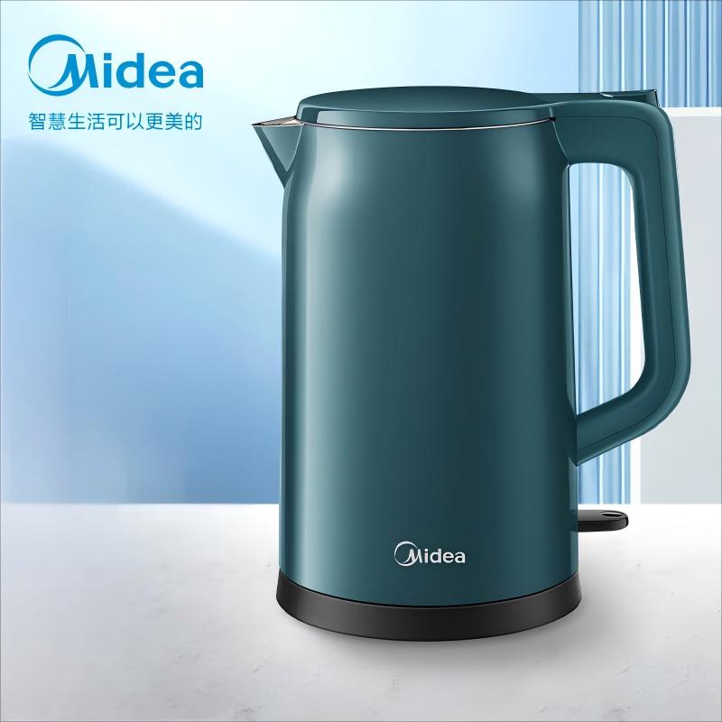 美的(Midea)美的电水壶 17MS01(1.7L) 双层防烫