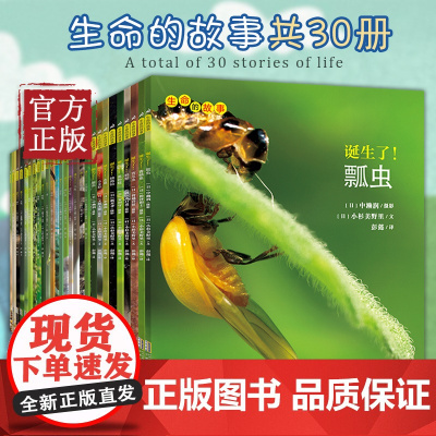 正版童书 生命的故事123辑共30册修订版昆虫记动物自然物语少儿科普诞生了蜘蛛诞生了蝌蚪 日本全国学校图书馆协会儿童文学