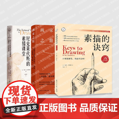 素描的诀窍25周年版/尼克莱代斯的素描课突破技巧的自由绘画/画家之眼路米斯经典美术课 上海人民美术出版社