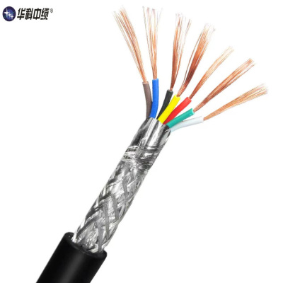 华科中缆 阻燃屏蔽铜芯软电线 ZR-RVVP 米