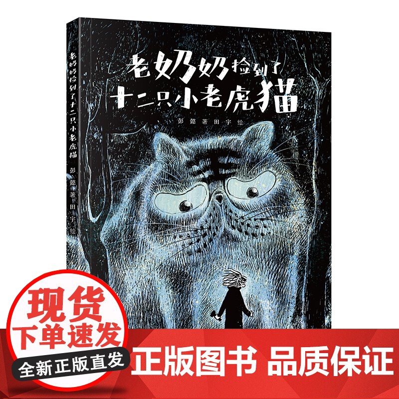 老奶奶捡到了十二只小老虎猫(2024年百班千人寒假书单 )彭懿著 二年级百班千人祖庆说大阅小森正版 小学生课外书阅读书籍