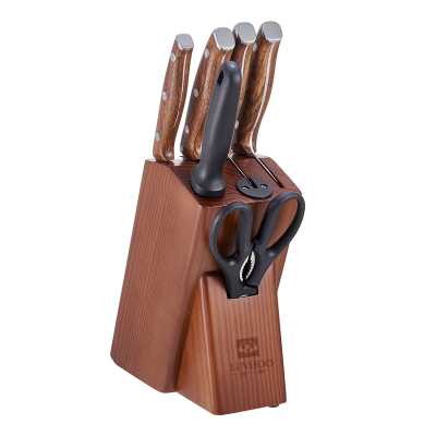 朗赫梨木传香刀具七件套LH-GJ30