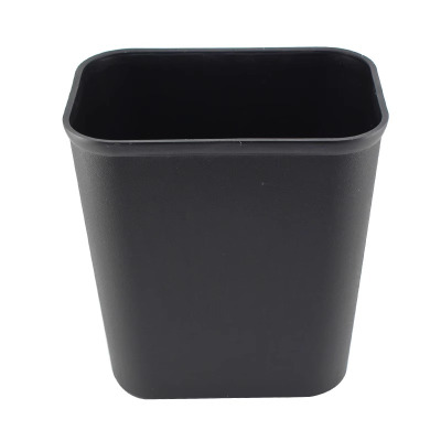 店客房垃圾桶宾馆垃圾桶无盖垃圾桶塑料桶 15L普通(黑色)