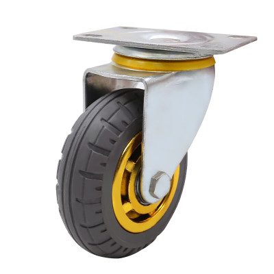 鑫睿辉 橡胶万向轮 5寸 个