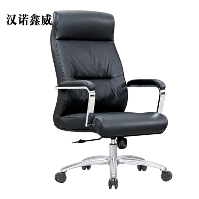 汉诺鑫威简约办公电脑椅会议室会议椅皮质办公转椅