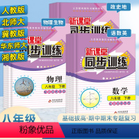 八年级下册全套 八年级/初中二年级 [正版]2024新课堂同步训练语文数学英语政治地理生物理八年级下册课堂辅