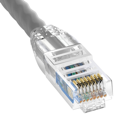 普联(TP-LINK)超五类千兆网线30米网络连接线 工程家用光纤线 电脑宽带监控非屏蔽8芯双绞成品跳线EC5e-30