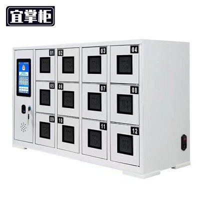 宜掌柜手机柜12门(指纹识别)台