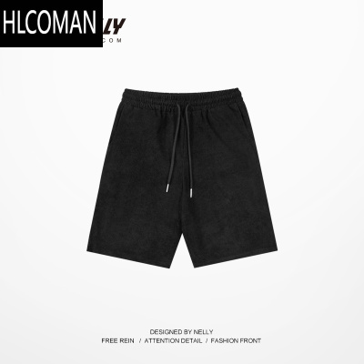 HLCOMAN五分工装裤男夏季薄款直筒宽松5分外穿短裤子男士休闲中裤潮牌ins