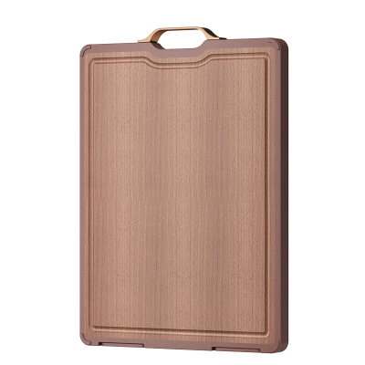 三禾菜板天然健康耐砍耐剁双面抗菌家用菜板乌檀木菜板CB021