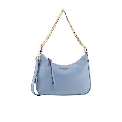 迈克·科尔斯(MICHAEL KORS)女士尼龙真皮拼接链条斜挎包金色logo