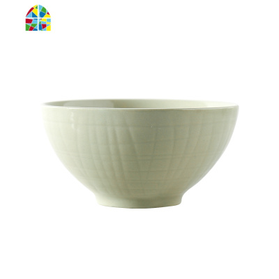 祥北欧风ins餐具碗碟套装家用欧式碗盘筷勺子组合米罗灰绿 FENGHOU 4英寸长方味碟6个装