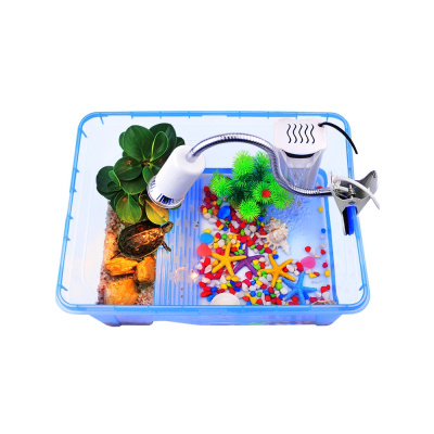 别墅乌龟缸带晒台养饲养巴西专用家用盒盆养龟箱大型小型鱼缸造景