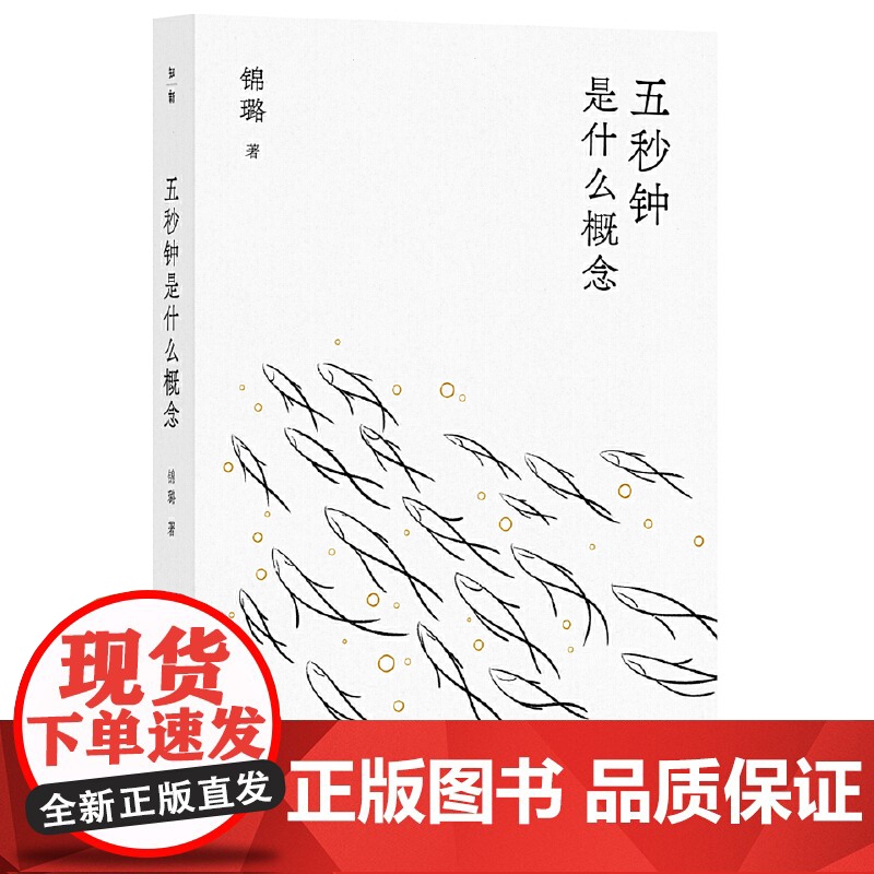 五秒钟是什么概念 锦璐 广西师范大学出版社 正版书籍